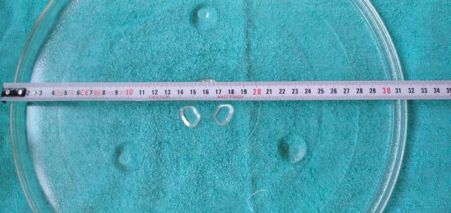 Plato cristal microondas grande