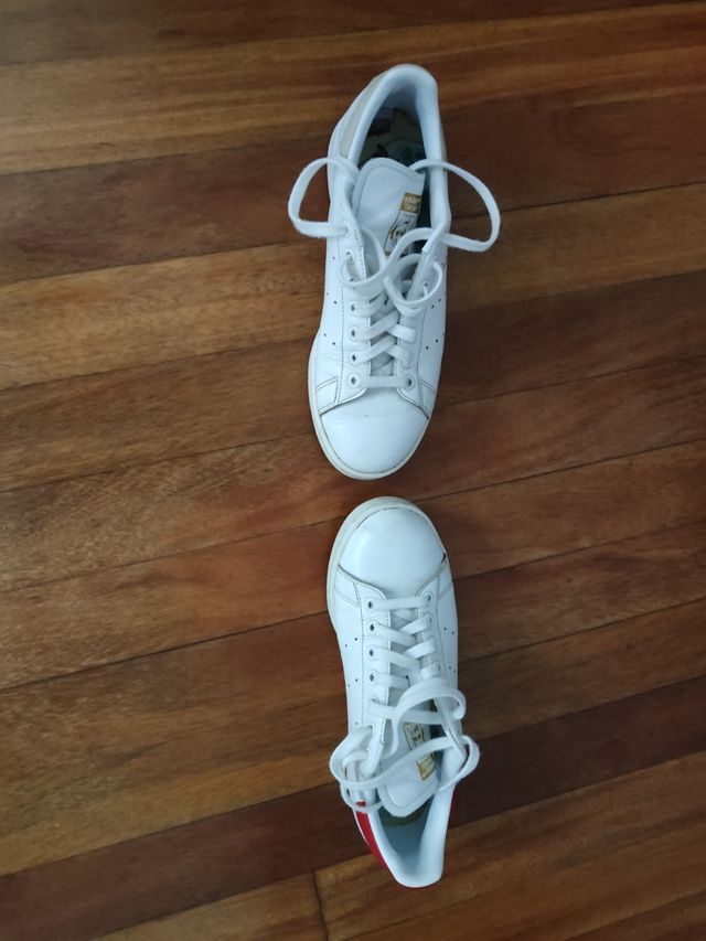 Adidas Stan Smith - rojas y blancas - 40