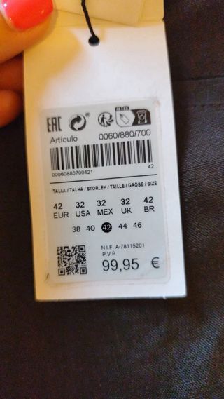 Pantaloni Massimo Dutti tg 42