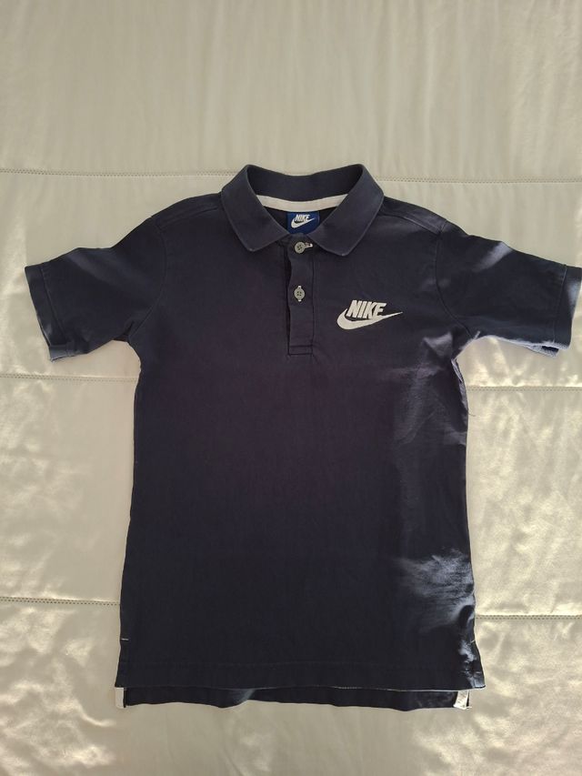 Polo Nike niño talla S azul