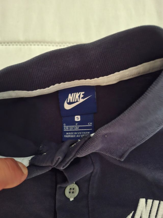 Polo Nike niño talla S azul