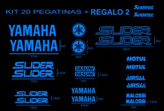 YAMAHA SLIDER KIT DE PEGATINAS