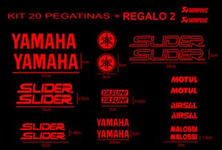 YAMAHA SLIDER KIT DE PEGATINAS