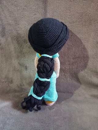 Muñeca Princesa Jasmín Amigurumi