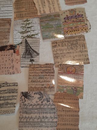 50 Adesivos Música - Artesanato