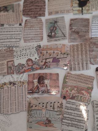 50 Adesivos Música - Artesanato