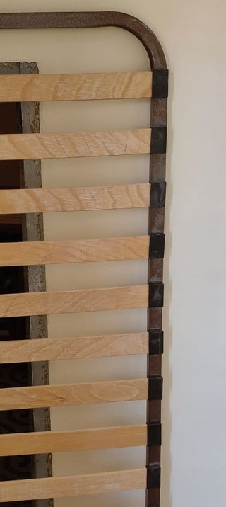 Somier 90x190 marrón - Laminas madera