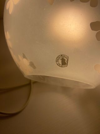 2 Lampade da comodino bianche
altezza 19 cm.