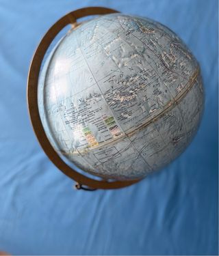 Globo terráqueo vintage