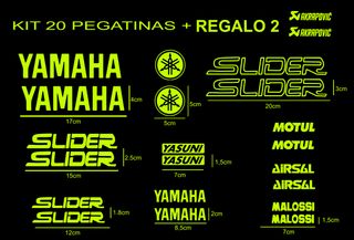 Kit Pegatinas Yamaha Slider