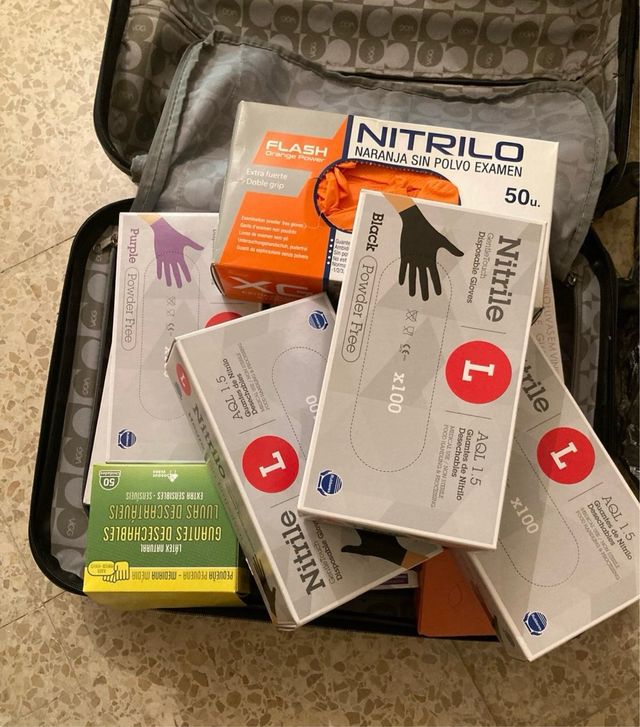 Guantes nitrilo varios tamaños