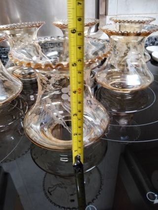 Tulipas cristal doradas