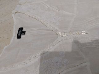 Lote : blusa y pantalones blancos - S