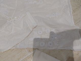Lote : blusa y pantalones blancos - S