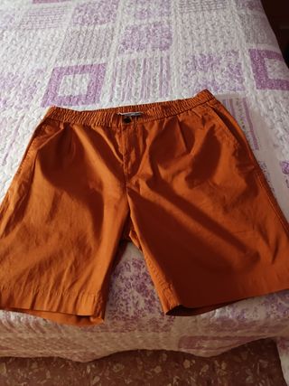 Shorts H&M - Color Naranja