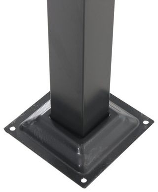 Pérgola aluminio 3x3 gris