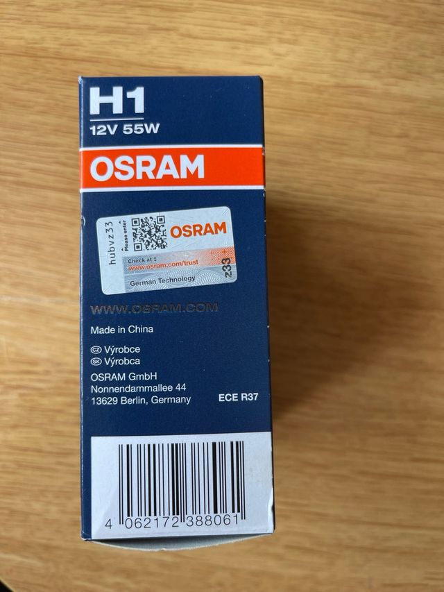 Nuevos Bombillas Osram H1 Cool Blue Intense x2