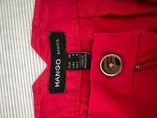 Pantalón rojo mujer