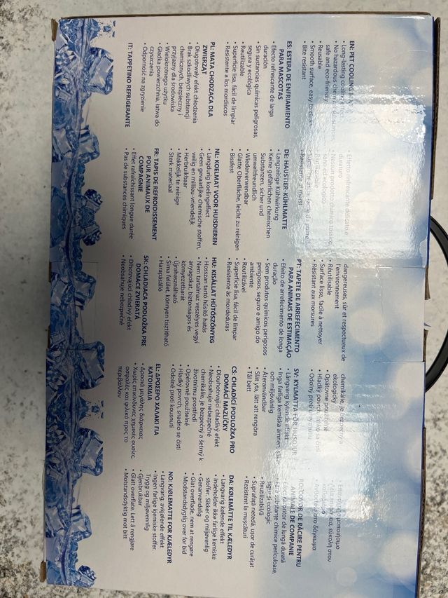 Manta refrescante mascotas 50x65cm