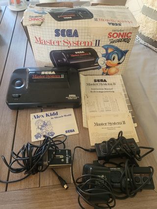SEGA Master System II con  juegos 