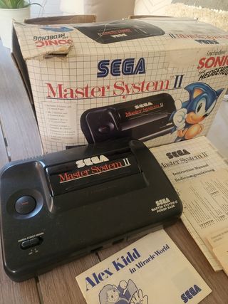 SEGA Master System II con  juegos 