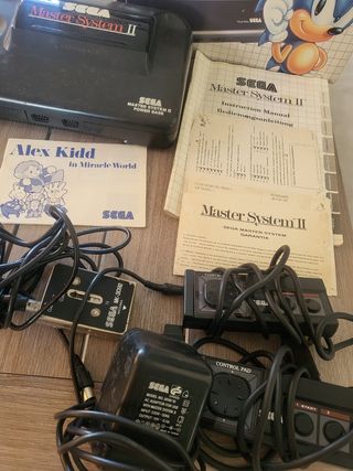 SEGA Master System II con  juegos 