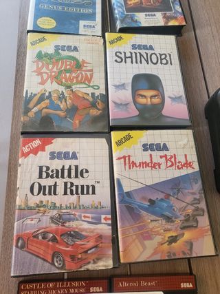 SEGA Master System II con  juegos 