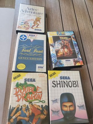 SEGA Master System II con  juegos 
