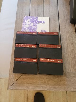 SEGA Master System II con  juegos 