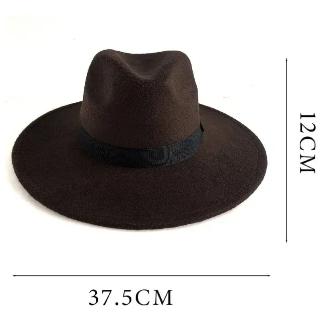 Fedora marrón - Sombrero fieltro Adulto
