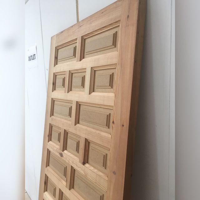 Puerta Madera Maciza alta