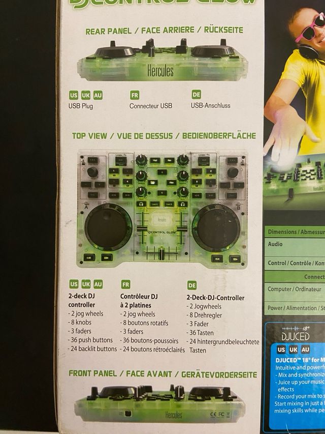 Hercules DJControl Glow - Mesa de DJ *IMPOLUTA*