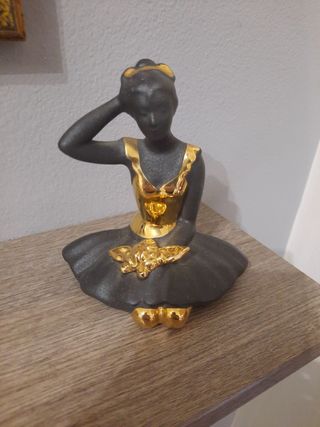 Statuetta ballerina ceramica