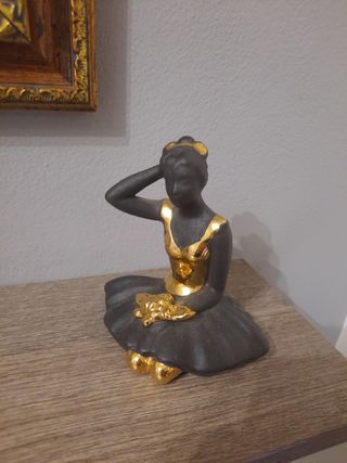 Statuetta ballerina ceramica