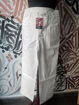 Pantalones blancos fiesta San Fermín,varias tallas