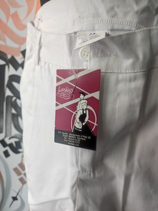 Pantalones blancos fiesta San Fermín,varias tallas