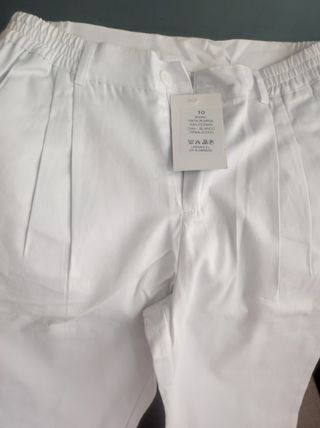 Pantalones blancos fiesta San Fermín,varias tallas