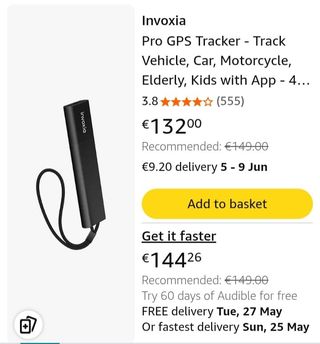 Rastreador GPS Invoxia - GPS Celular