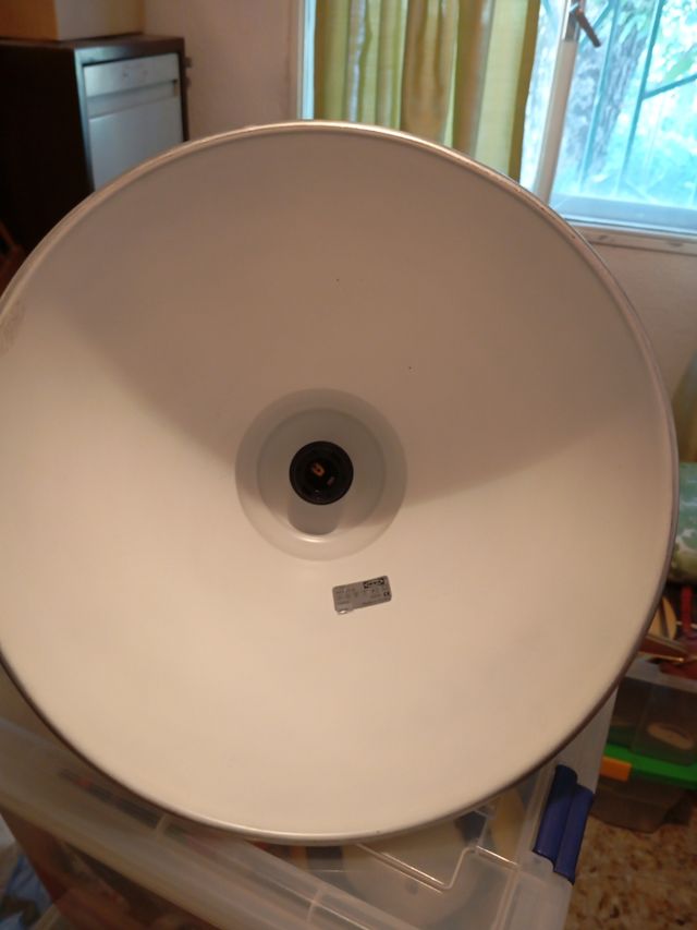 Lâmpada pendente Ikea metálica