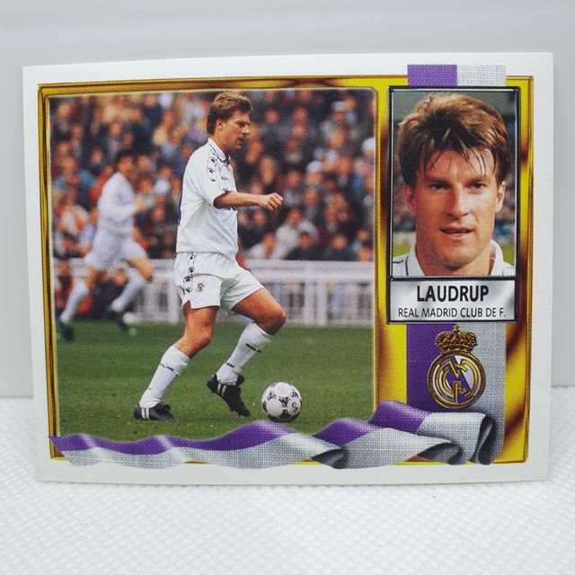 ⚽️ CROMO DE FUTBOL LAUDRUP REAL MADRID LIGA 95 96 