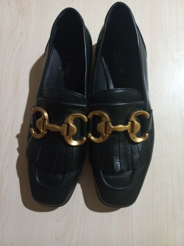 Zapatos Alpe New Roma negros, talla 40