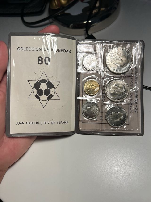 Monedas Mundial 82 Juan Carlos I