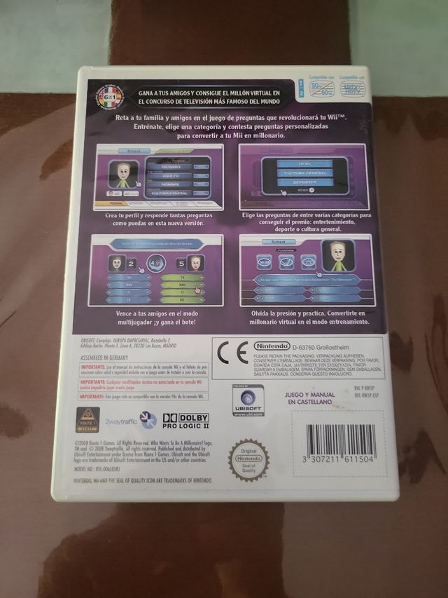 Wii Quien Quiere Ser Millonario 2ª Edición