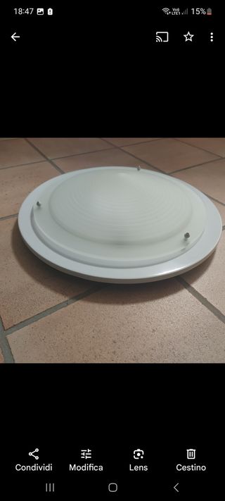 Plafoniera bianca - Lampada soffitto