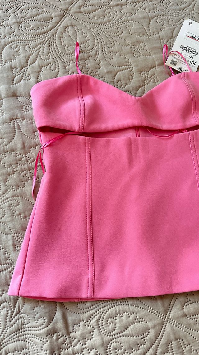 Top rosa Zara XS