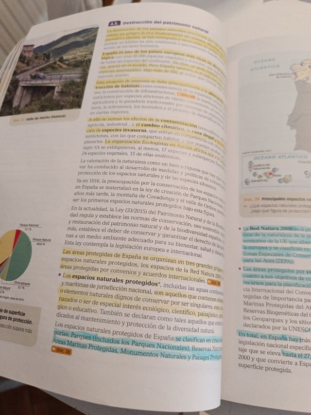 Geografía, 2 Bachillerato