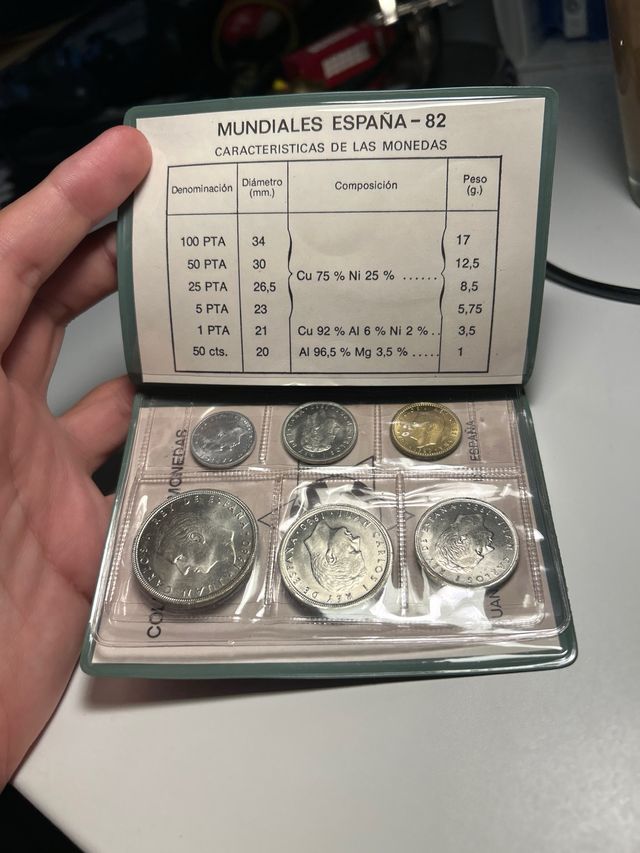 Colección Monedas Mundial 82