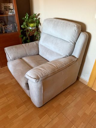 Sillón relax individual gris