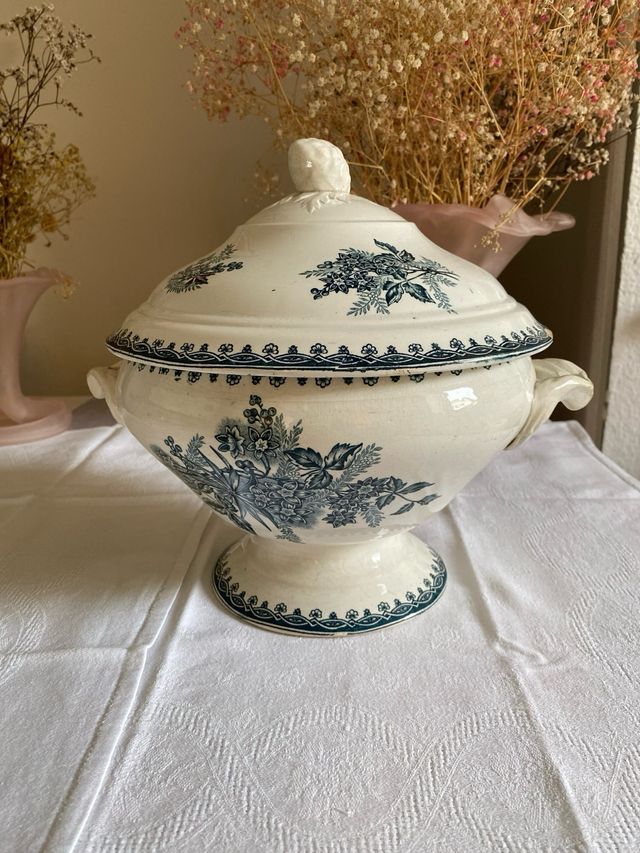 Zuppa francese antica St. Amand - Porcellana decorativa