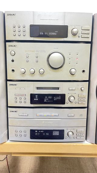 Minicadena Sony EX-770MD plata